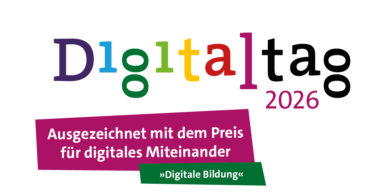 Digitaltag 2026: Ausgezeichnet mit dem Preis für digitales Miteinander in der Kategorie Digitale Bildung